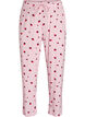 Pyjamahose aus weichem Jersey mit hoher Taille und Frucht-Print, Rot, Packshot image number 0