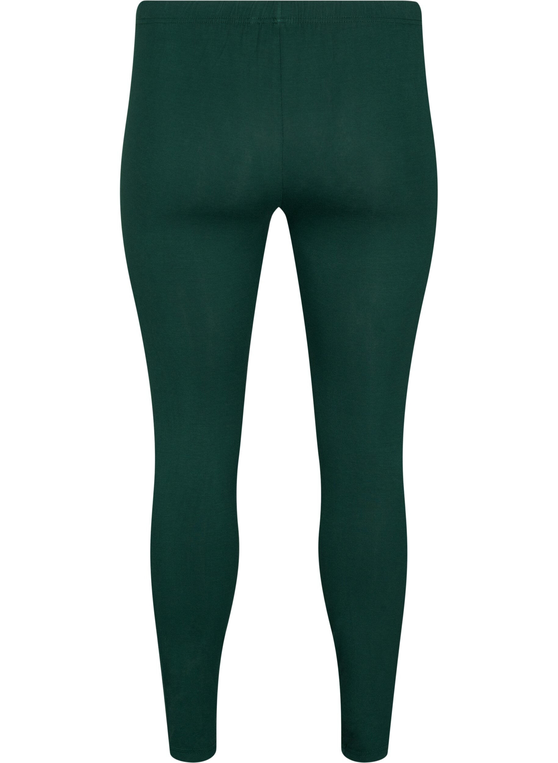 Zizzi Basic Leggings aus Viskose, Gr&uuml;n, Packshot image number 1