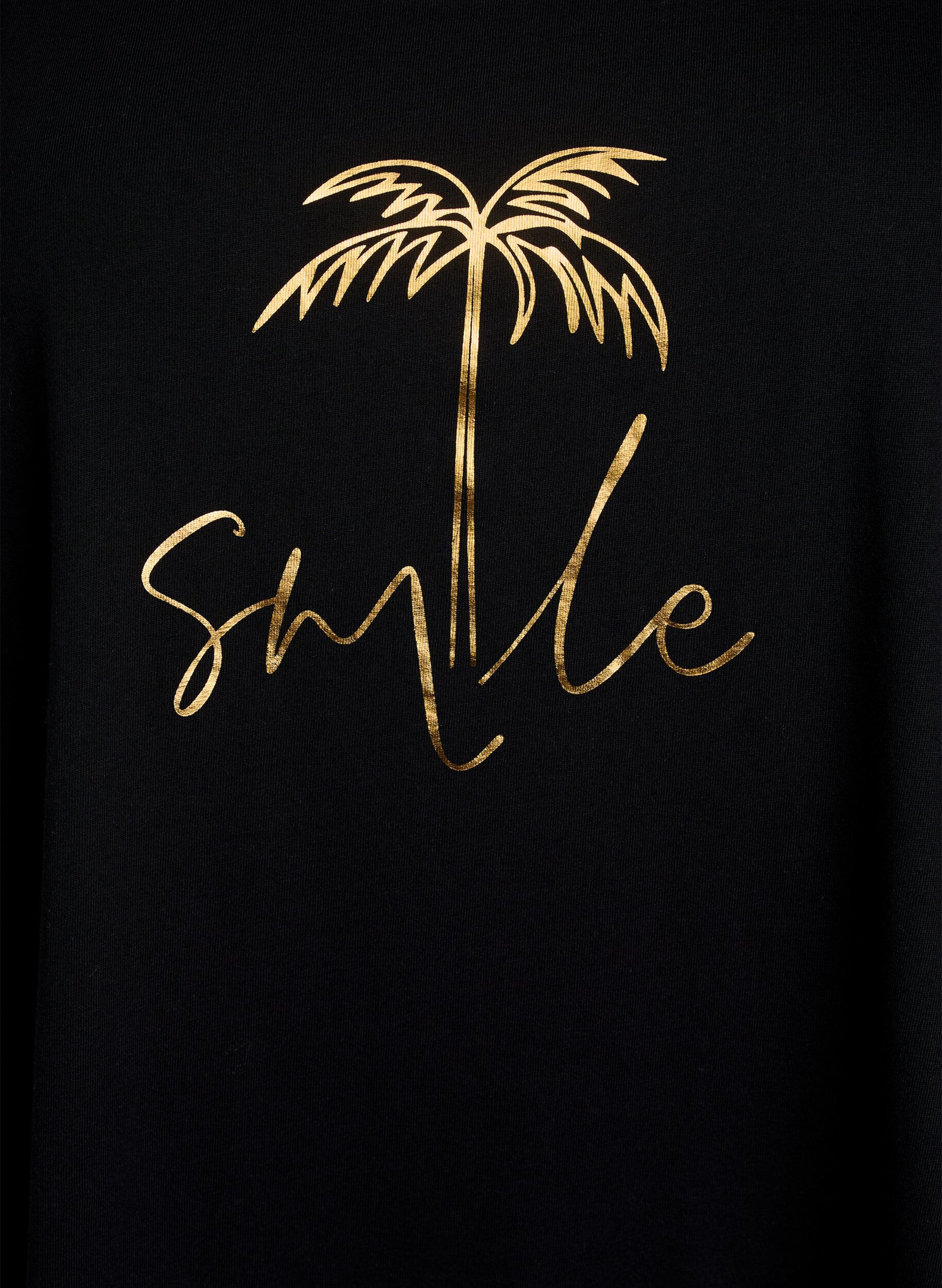 Zizzi&Auml;rmelloses Kleid in A-Linie, Schwarz, Packshot image number 2