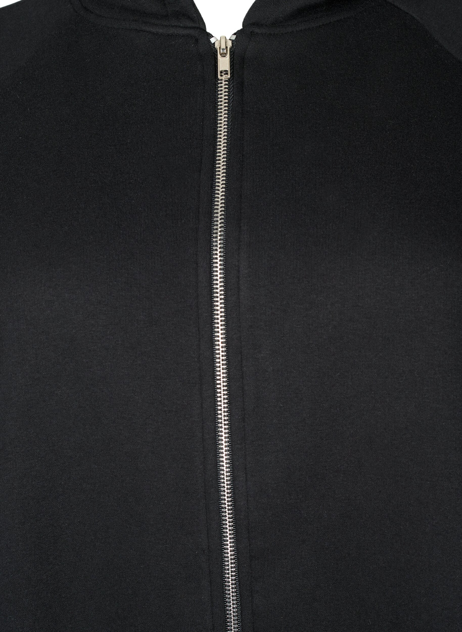 Zizzi Sweatshirt mit Kapuze, Black, Packshot image number 2