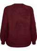 Pullover mit Perlenstickerei, Rot, Packshot image number 1