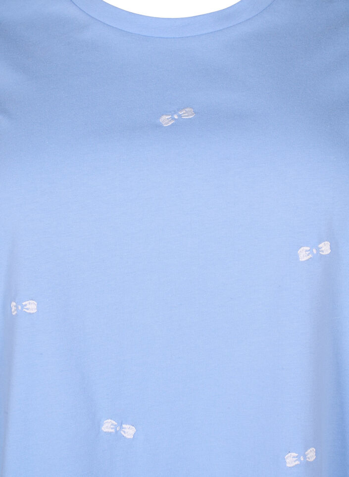 T-Shirt aus Bio-Baumwolle mit Schleifen, Serenity W. Bow Emb., Packshot image number 2