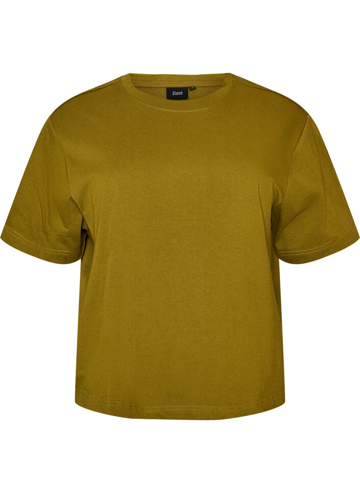Kastiges T-Shirt aus Baumwolle, 2262, Packshot image number 0
