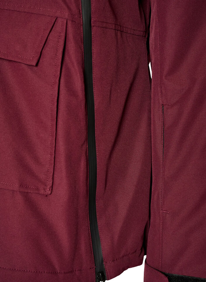 Funktioneller Ski-Anorak mit Kapuze, Rot, Packshot image number 3