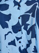 Geblümte Bluse mit V-Ausschnitt, Blau, Packshot image number 2