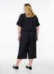 Culotte-Hosen mit hoher Taille, Schwarz, Model image number 1