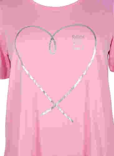 FLASH - T-Shirt mit Motiv, Begonia Pink, Packshot image number 2