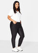 Coated Amy Jeans , Black coated, Model image number 1