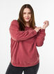 Lockeres Sweatshirt im gewaschenen Look, Rot, Model image number 0