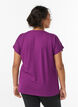 Einfarbiges Trainings-T-Shirt, Lila, Model image number 2