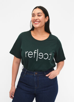 FLASH - T-Shirt mit Motiv, Scarab Reflect, Model image number 0