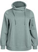 Sweatshirt mit Stehkragen und Taschen, Gr&uuml;n, Packshot image number 0