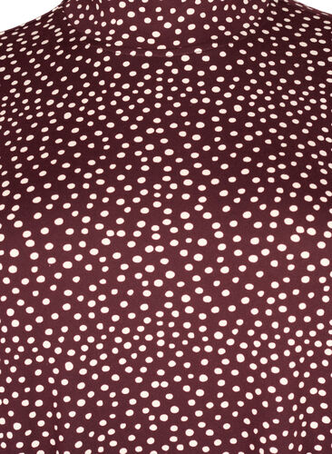 FLASH – Langärmeliges Kleid mit Rollkragen, Fudge Dot, Packshot image number 2