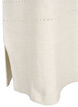 Strickkleid mit Schlitzen und Lochmuster, Birch Mel., Packshot image number 3