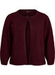 Strickjacke mit Bl&uuml;tendetail, Dunkles Bordeaux, Packshot image number 0