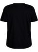 T-Shirt mit Print, Schwarz, Packshot image number 1