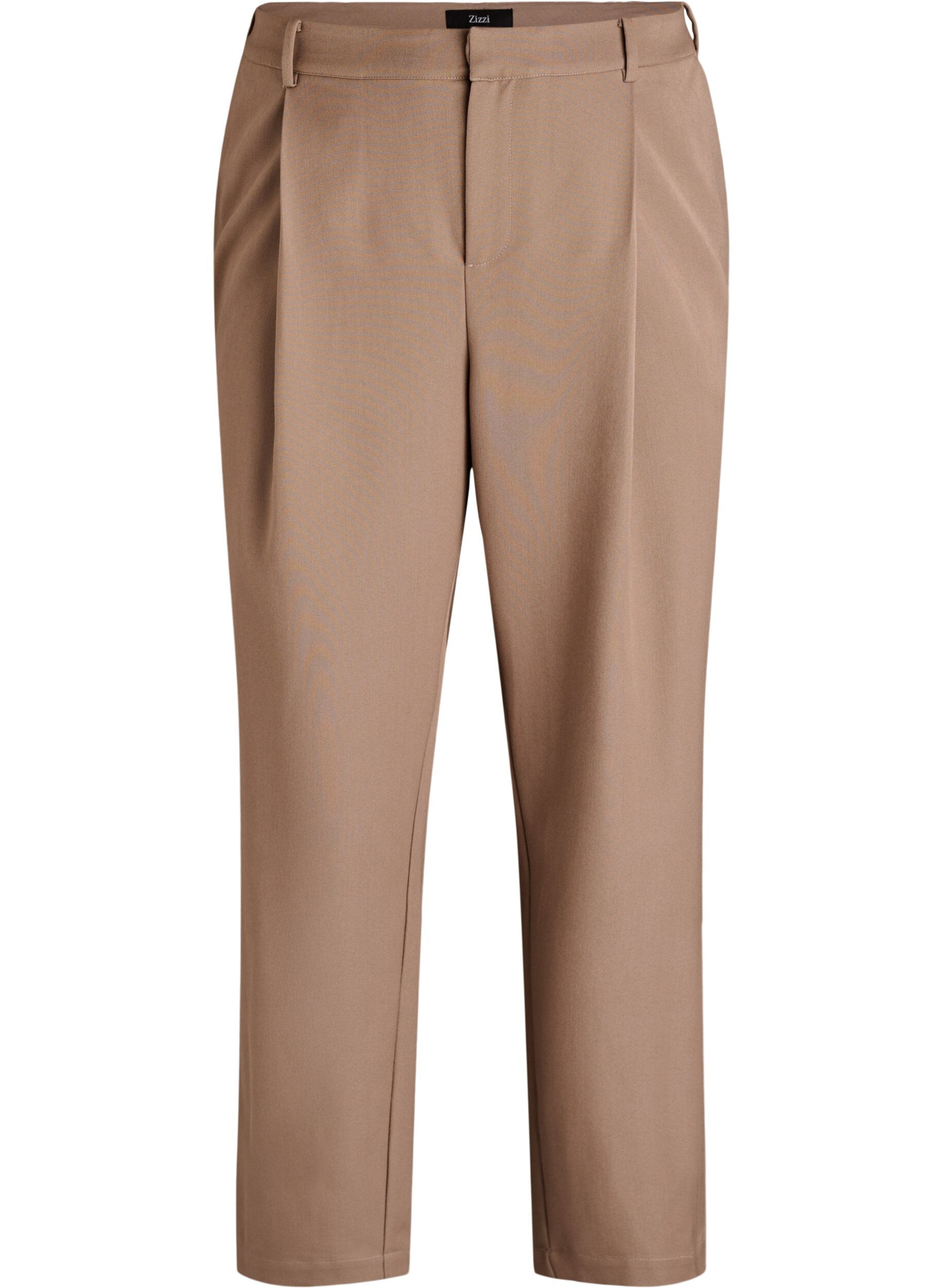 Dressehose mit hohem Bund und geradem Bein