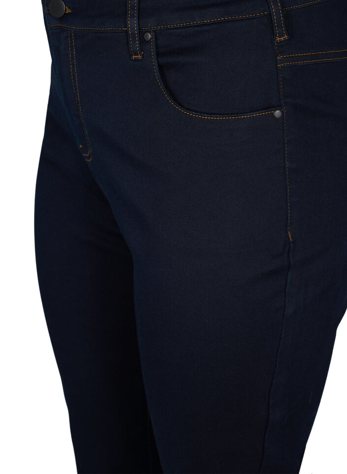 Slim Fit Emily Jeans mit normaler Taillenh&ouml;he, Blau, Packshot image number 2