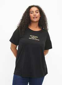 FLASH - T-Shirt mit Motiv, Black Lips, Model