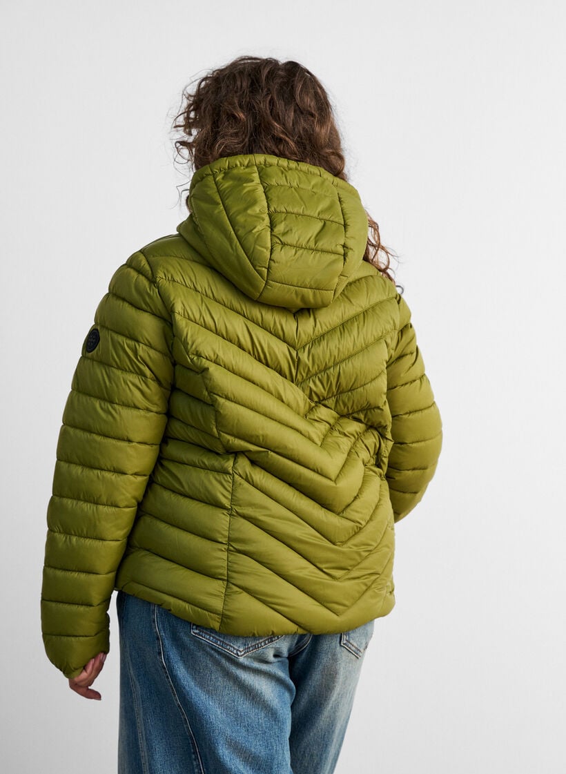 Leichte Kapuzenjacke, Gr&uuml;n, Model image number 2