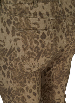 Amy Jeans mit Print, Green Leopard, Packshot image number 3