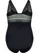 Body mit Spitze und leicht gepolsterten Cups, Black, Packshot image number 1