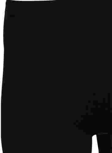 Nahtlose shorts mit normaler Taille, Black, Packshot image number 2