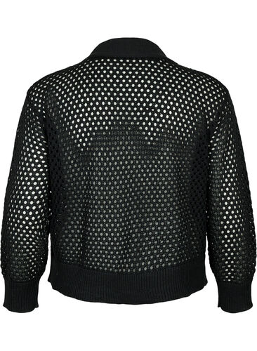 Pullover mit Muster, Black, Packshot image number 1