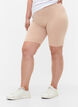 Einfarbige Basic Radlershorts, Beige, Model image number 0