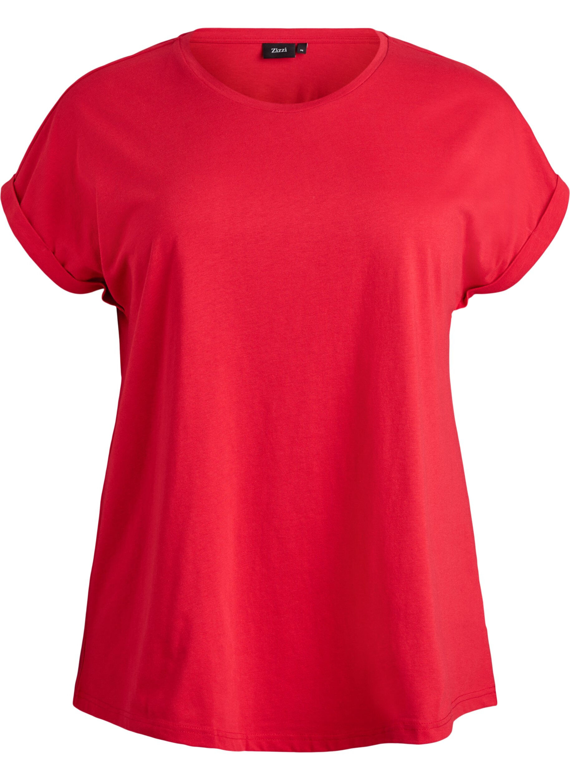 Kurz&auml;rmeliges T-Shirt aus Baumwollmischgewebe