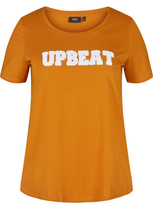 T-Shirt mit Druck aus Baumwolle, Cathay Spice UPBEAT, Packshot image number 0