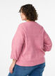Rippenstrick Strickjacke mit Kn&ouml;pfen, Rot, Model image number 2
