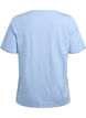 T-Shirt aus Modal-Mischung mit V-Ausschnitt, Blau, Packshot image number 1
