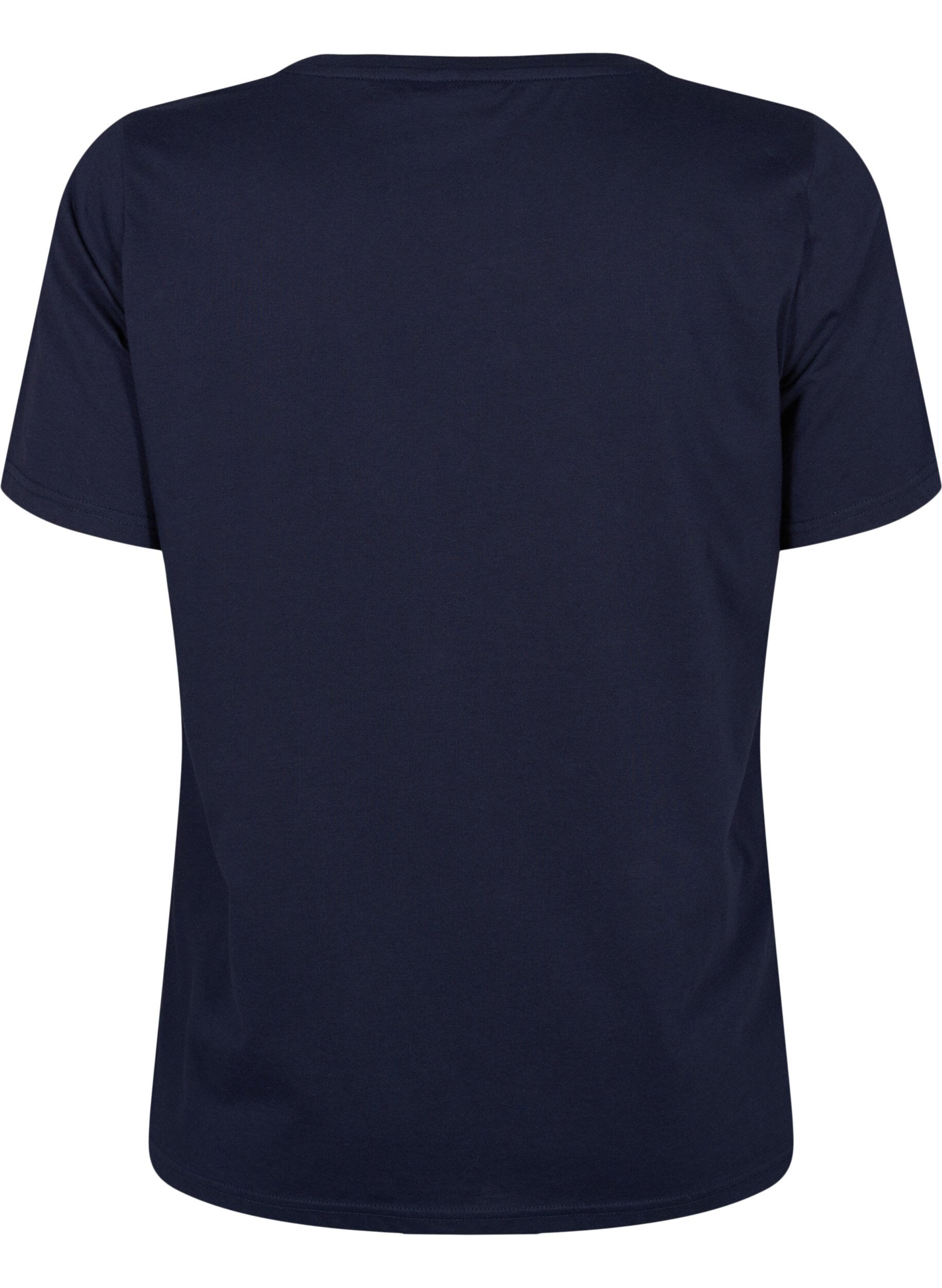 Zizzi FLASH - T-Shirt mit Motiv, Navy Blazer, Packshot image number 1