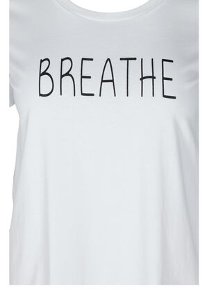 T-Shirt mit Print, Br White BREATHE, Packshot image number 2