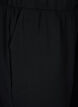 Kurze Hose mit Taschen und elastischem Bund, Schwarz, Packshot image number 2