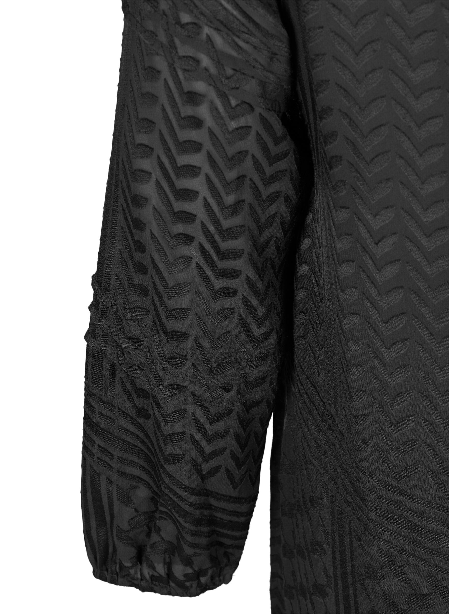 Zizzi Kleid, Black, Packshot image number 3