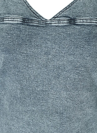 Denim Kleid mit 3/4-Ärmeln, Light blue denim ASS, Packshot image number 2