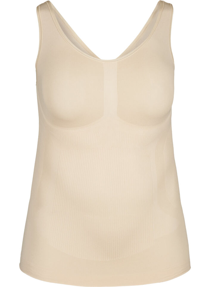 Shapewear Top mit breiten Trägern, Nude, Packshot