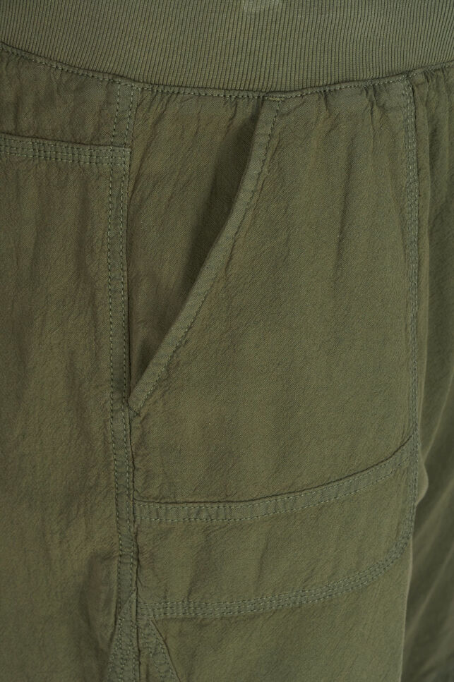 Lockere Shorts aus Baumwolle mit Taschen, Gr&uuml;n, Packshot image number 2