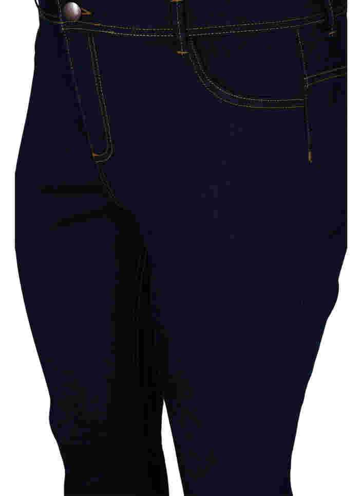 Extra Slim Nille Jeans mit hoher Taille, Blue denim, Packshot image number 2