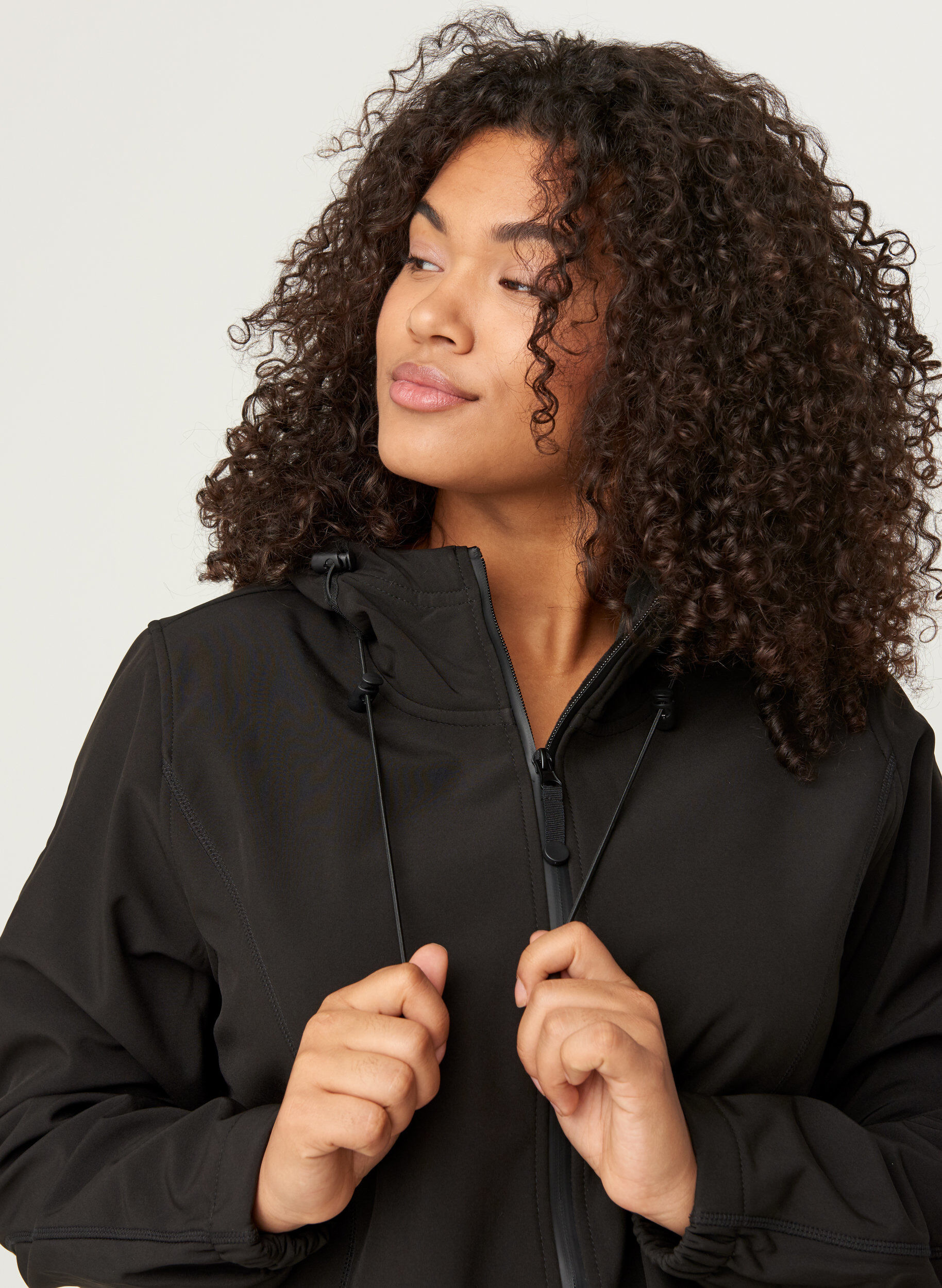 Zizzi Softshelljacke, Black, Model image number 4