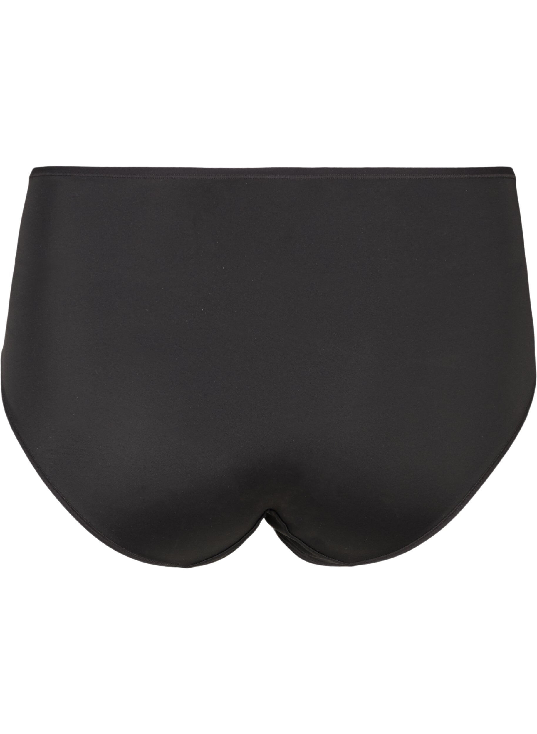 Zizzi 2er-Pack Pantys, Black/Black, Packshot image number 1