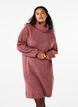 Strickkleid mit Rollkragen, Rot, Model image number 0