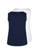 2er-Pack Basic Tanktop in Ripp Optik, Navy B/B White, Packshot image number 1