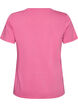 T-Shirt aus Bio-Baumwolle mit Varsity-Print und V-Ausschnitt, Rot, Packshot image number 1