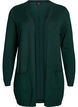 Lange Strickjacke aus Viskose-Mischung, Gr&uuml;n, Packshot image number 0