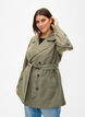 Kurzer Trenchcoat mit Gürtel, Grün, Model image number 0
