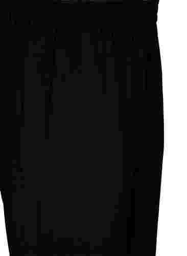 Lockere Hose aus Viskosemischung mit elastischen Abschlüssen, Black, Packshot image number 2
