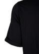 T-Shirt-Kleid aus Baumwolle, Black, Packshot image number 3